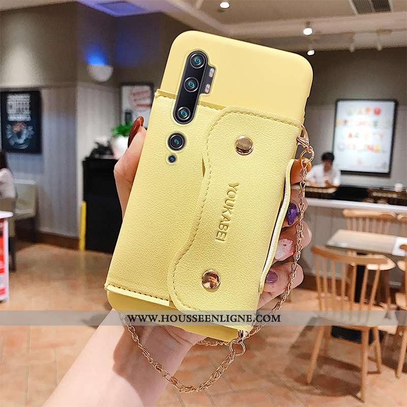 Housse Xiaomi Mi Note 10 Portefeuille Fluide Doux Petit Silicone Tout Compris Téléphone Portable Coq