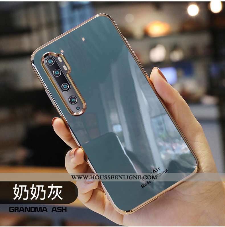 Housse Xiaomi Mi Note 10 Protection Personnalité Mode Tout Compris Nouveau Étui Tendance Verte