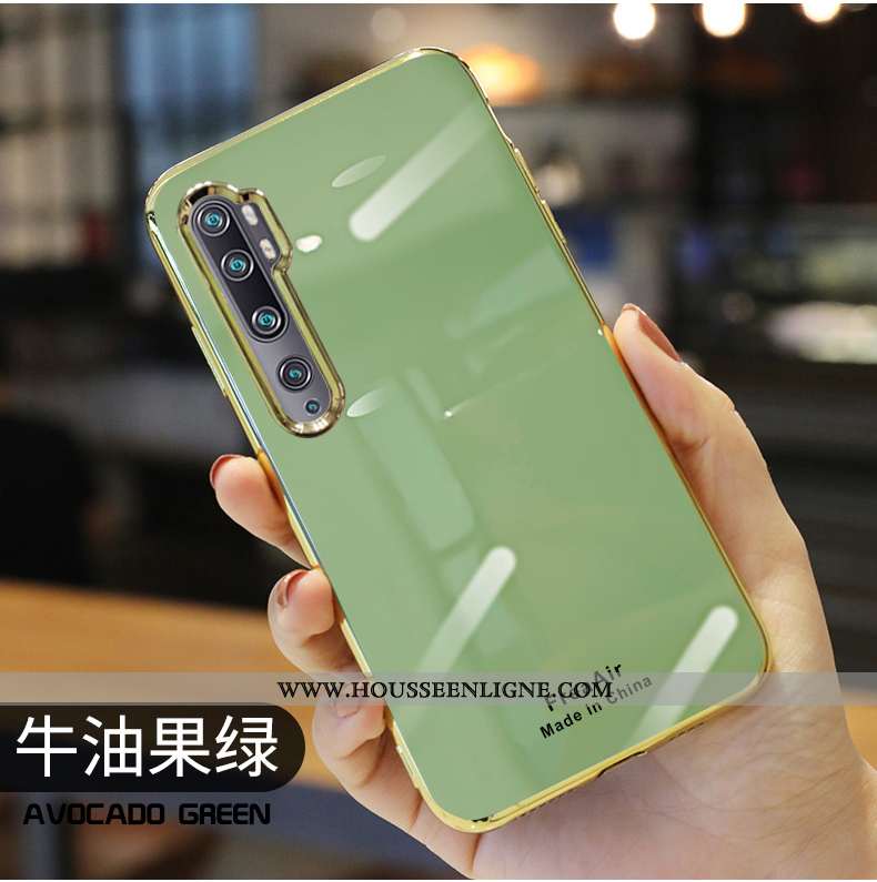 Housse Xiaomi Mi Note 10 Protection Personnalité Mode Tout Compris Nouveau Étui Tendance Verte