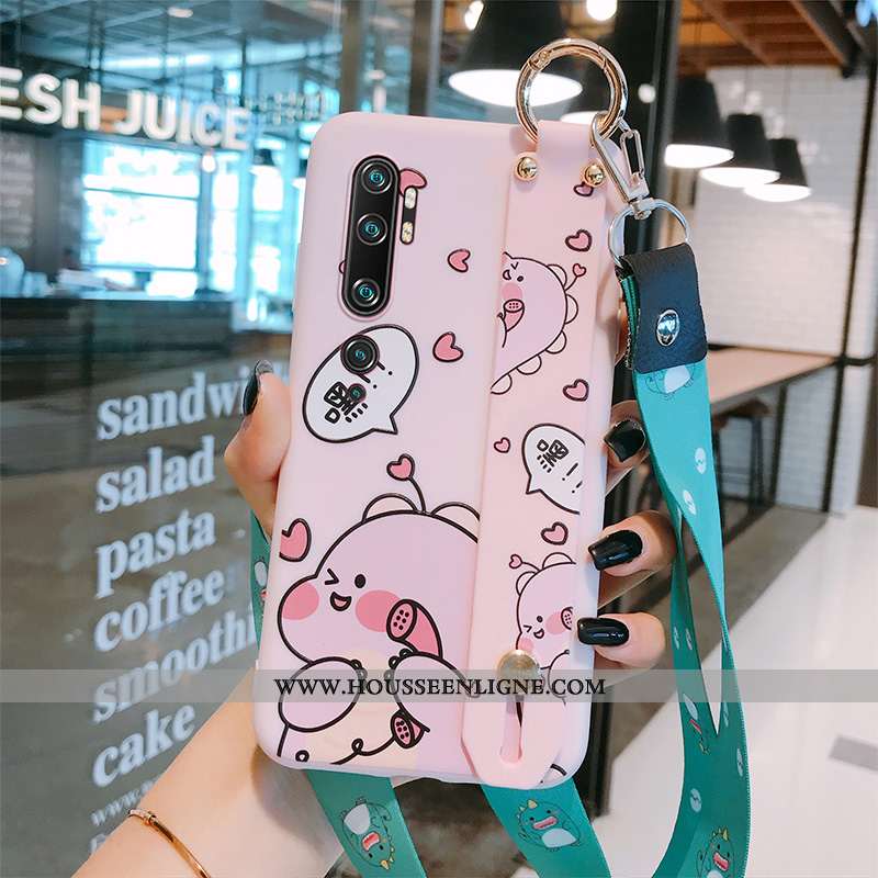 Housse Xiaomi Mi Note 10 Protection Personnalité Téléphone Portable Créatif Coque Rose Original