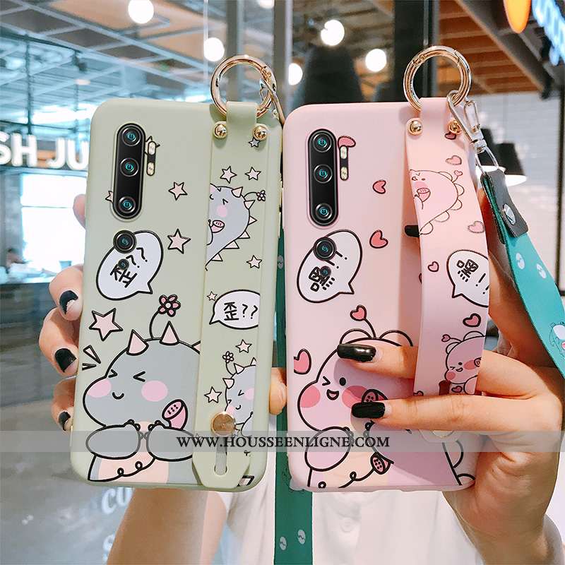 Housse Xiaomi Mi Note 10 Protection Personnalité Téléphone Portable Créatif Coque Rose Original