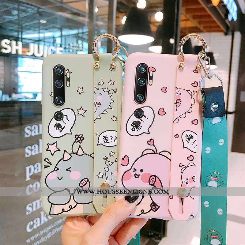 Housse Xiaomi Mi Note 10 Protection Personnalité Téléphone Portable Créatif Coque Rose Original