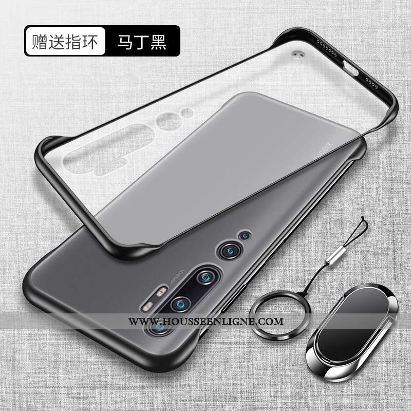 Housse Xiaomi Mi Note 10 Protection Transparent Étui Personnalisé Modèle Silicone Difficile Jaune