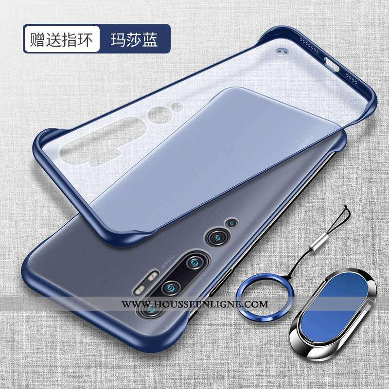 Housse Xiaomi Mi Note 10 Protection Transparent Étui Personnalisé Modèle Silicone Difficile Jaune