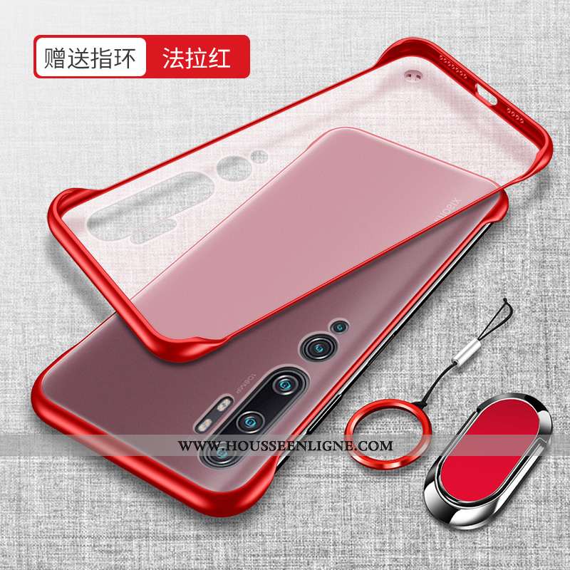 Housse Xiaomi Mi Note 10 Protection Transparent Étui Personnalisé Modèle Silicone Difficile Jaune
