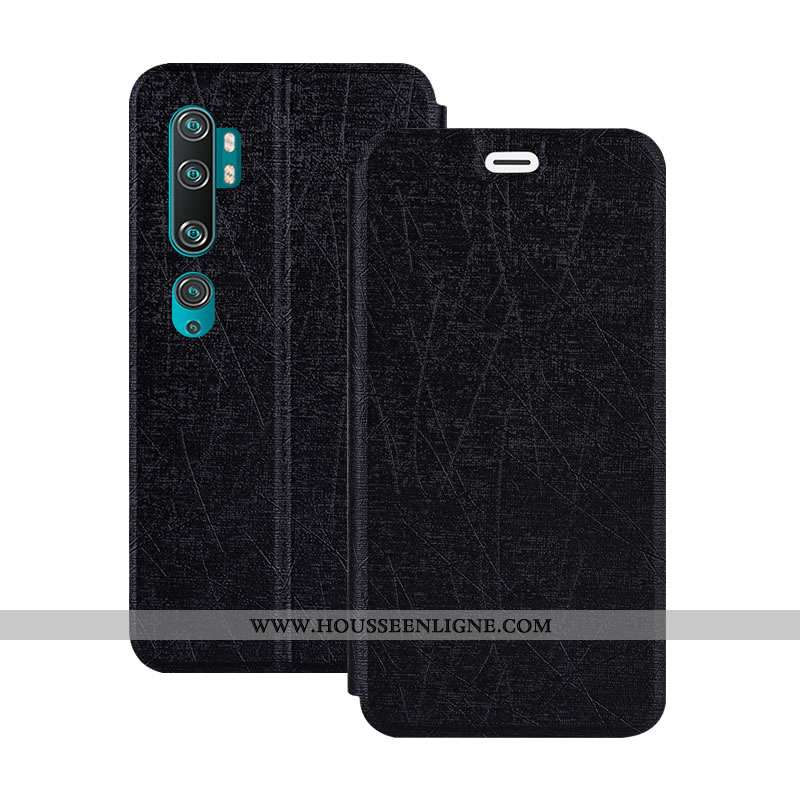 Housse Xiaomi Mi Note 10 Silicone Protection Tout Compris Cuir Or Fluide Doux Doré