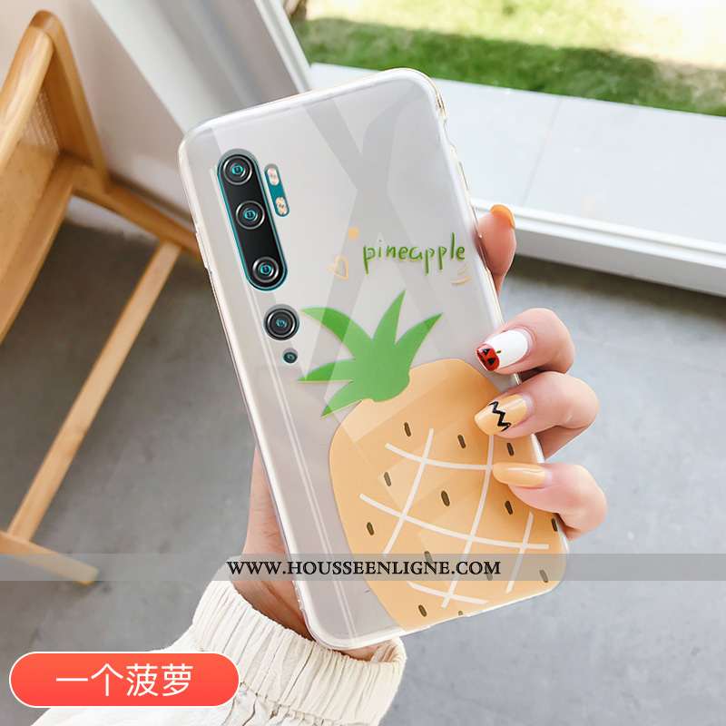 Housse Xiaomi Mi Note 10 Tendance Silicone Téléphone Portable Personnalité Petit Coque Nouveau Rouge