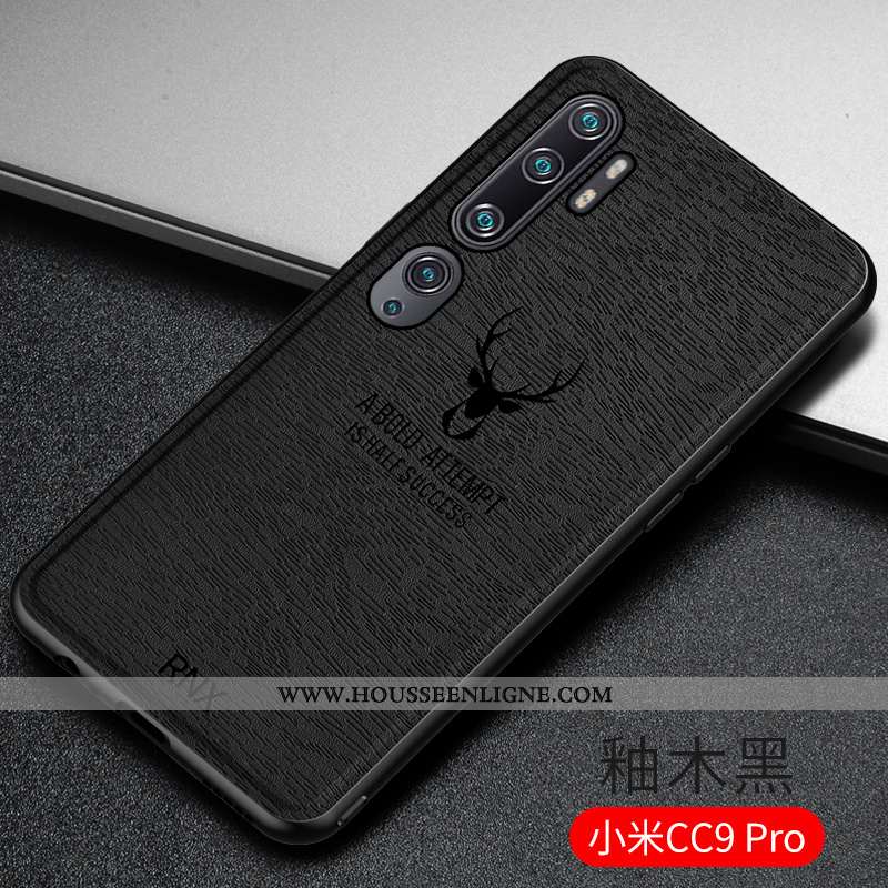 Housse Xiaomi Mi Note 10 Ultra Tendance Bleu Fluide Doux Personnalité Incassable À Bord