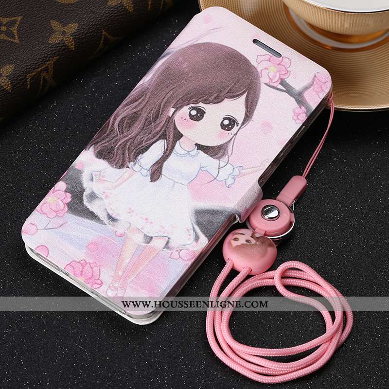 Housse Xiaomi Redmi 5 Cou Suspendu Cuir Gris Rouge Téléphone Portable Pu