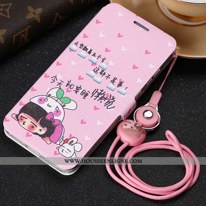 Housse Xiaomi Redmi 5 Cou Suspendu Cuir Gris Rouge Téléphone Portable Pu