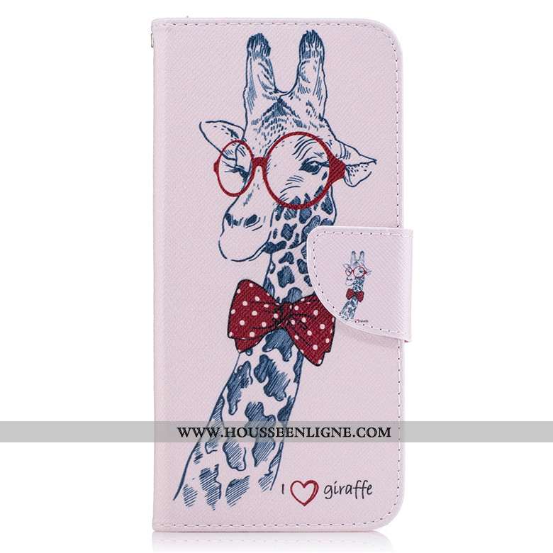 Housse Xiaomi Redmi 5 Cuir Protection Petit Bleu Clamshell Dessin Animé Étui