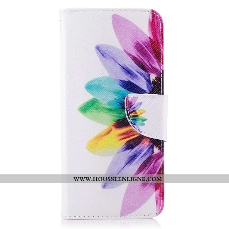 Housse Xiaomi Redmi 5 Cuir Protection Petit Bleu Clamshell Dessin Animé Étui