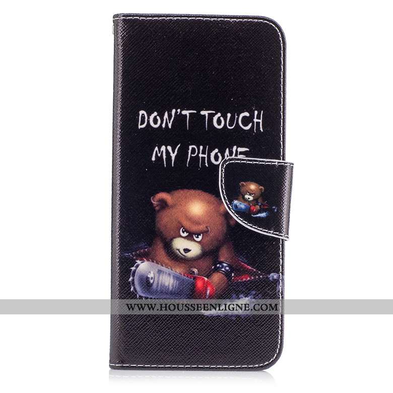 Housse Xiaomi Redmi 5 Cuir Protection Petit Bleu Clamshell Dessin Animé Étui