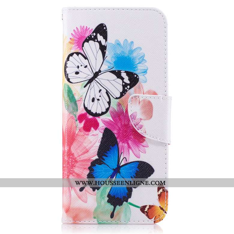 Housse Xiaomi Redmi 5 Cuir Protection Petit Bleu Clamshell Dessin Animé Étui