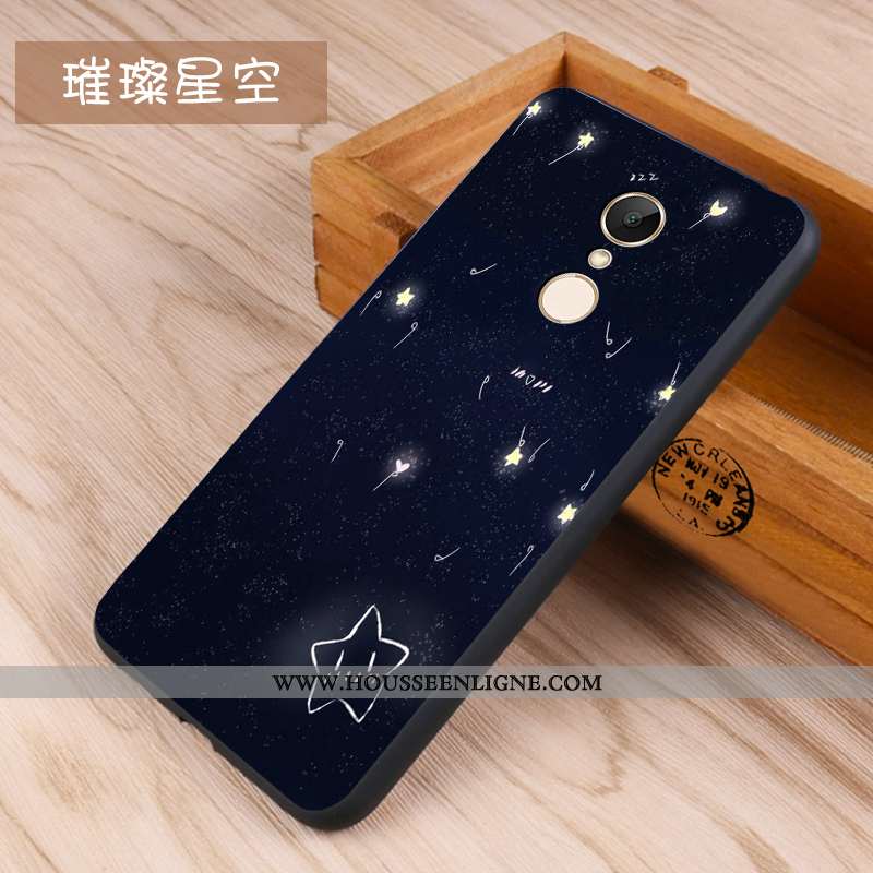 Housse Xiaomi Redmi 5 Délavé En Daim Fluide Doux Coque Téléphone Portable Protection Petit Étui Blan