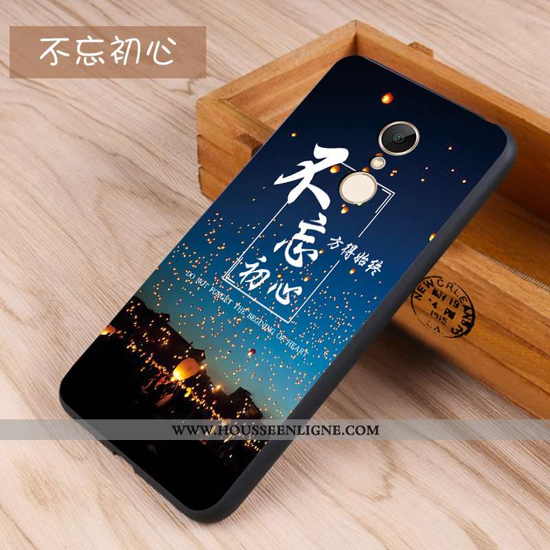 Housse Xiaomi Redmi 5 Délavé En Daim Fluide Doux Coque Téléphone Portable Protection Petit Étui Blan