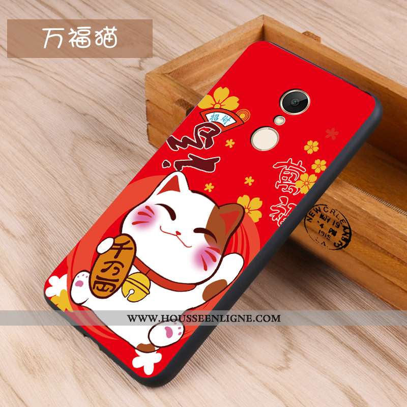 Housse Xiaomi Redmi 5 Délavé En Daim Fluide Doux Coque Téléphone Portable Protection Petit Étui Blan