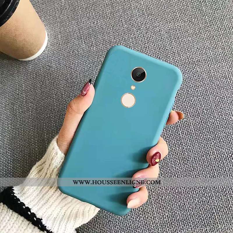Housse Xiaomi Redmi 5 Délavé En Daim Personnalité Téléphone Portable Jaune Couleur Unie Net Rouge To