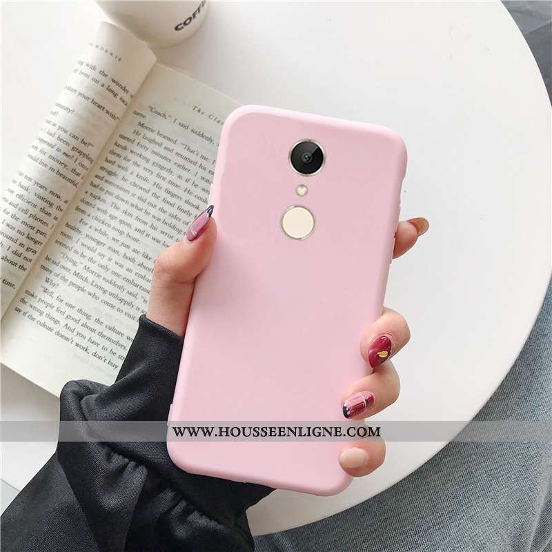 Housse Xiaomi Redmi 5 Délavé En Daim Personnalité Téléphone Portable Jaune Couleur Unie Net Rouge To