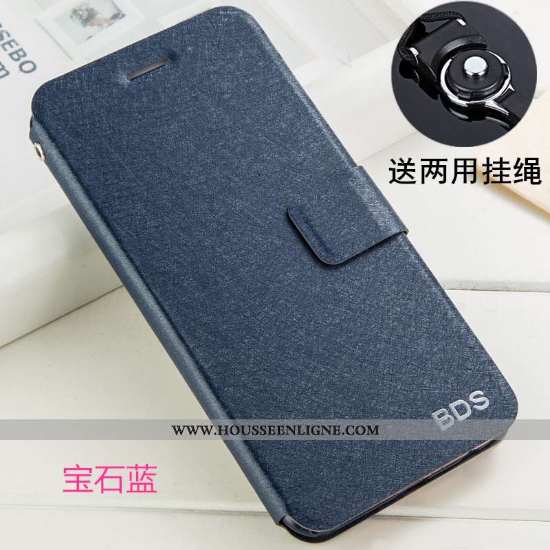 Housse Xiaomi Redmi 5 Ornements Suspendus Cuir Support Clamshell Coque Rouge Incassable Noir