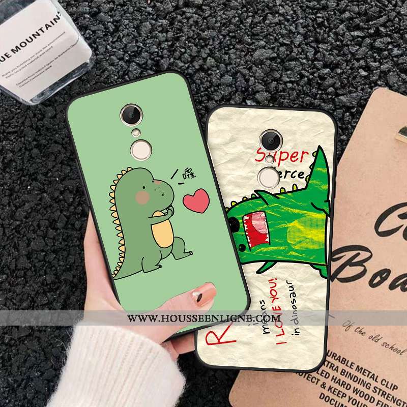 Housse Xiaomi Redmi 5 Ornements Suspendus Fluide Doux Étui Silicone Coque Téléphone Portable Vert Ve