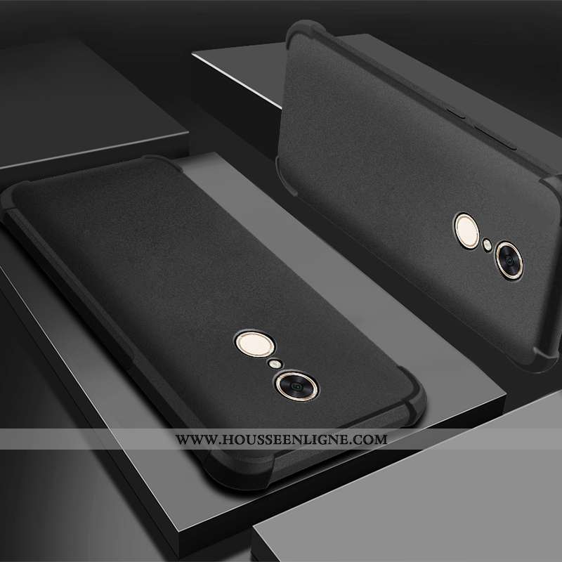 Housse Xiaomi Redmi 5 Silicone Protection Tout Compris Délavé En Daim Étui Rouge Violet