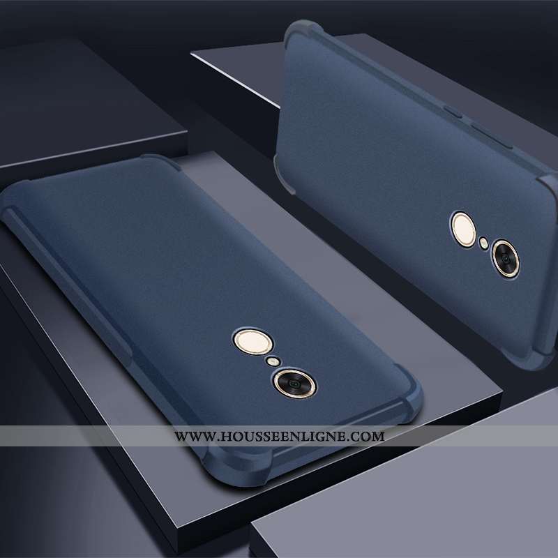 Housse Xiaomi Redmi 5 Silicone Protection Tout Compris Délavé En Daim Étui Rouge Violet