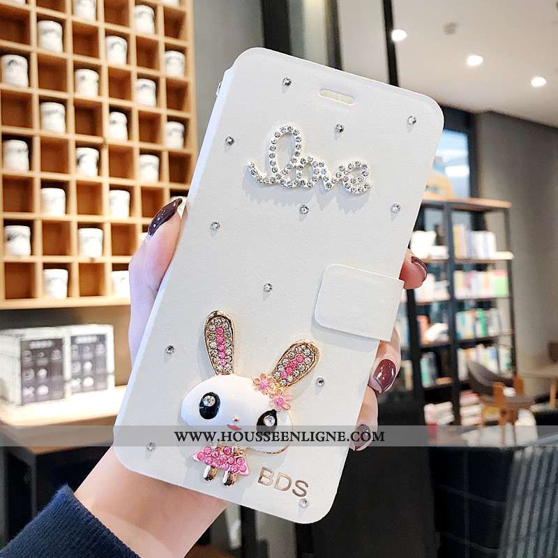 Housse Xiaomi Redmi 5 Tendance Cuir Ornements Suspendus Petit Protection Clamshell Coque Blanche