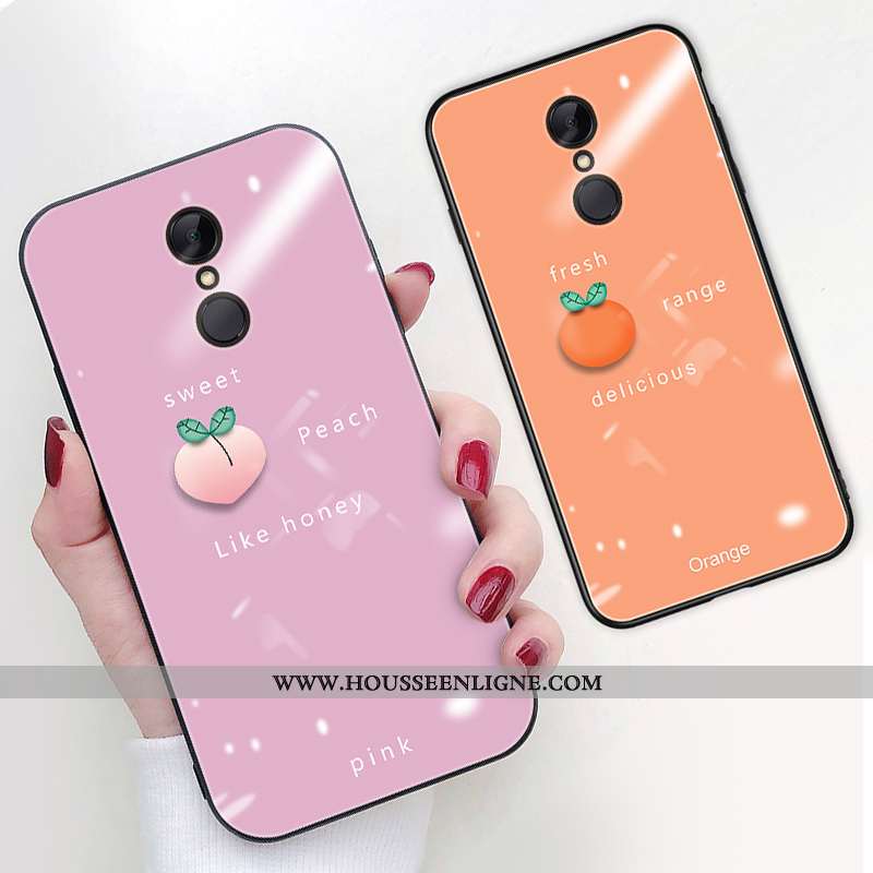 Housse Xiaomi Redmi 5 Verre Charmant Tout Compris Incassable Coque En Silicone Net Rouge Difficile R