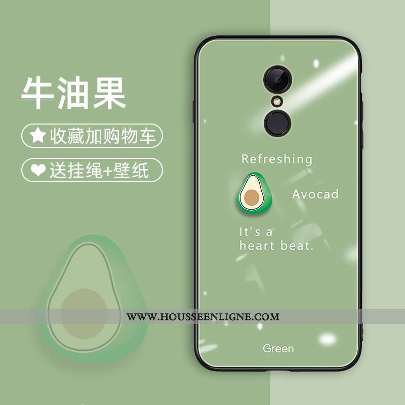 Housse Xiaomi Redmi 5 Verre Charmant Tout Compris Incassable Coque En Silicone Net Rouge Difficile R