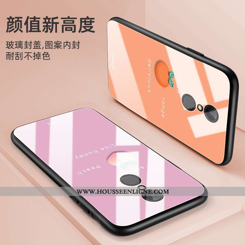Housse Xiaomi Redmi 5 Verre Charmant Tout Compris Incassable Coque En Silicone Net Rouge Difficile R