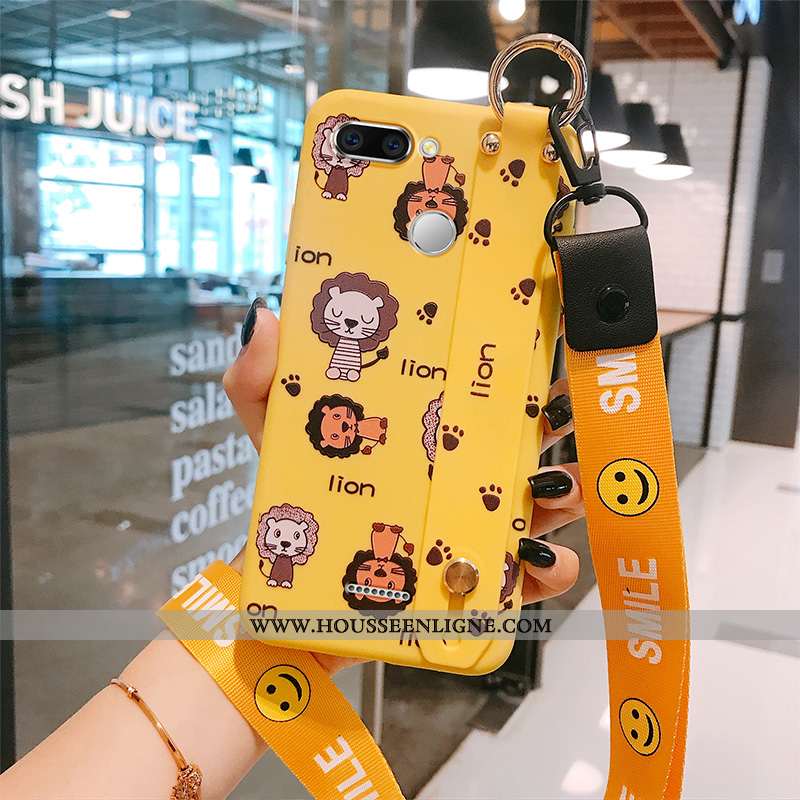 Housse Xiaomi Redmi 6 Créatif Charmant Lion Tout Compris Jaune Nouveau Tendance