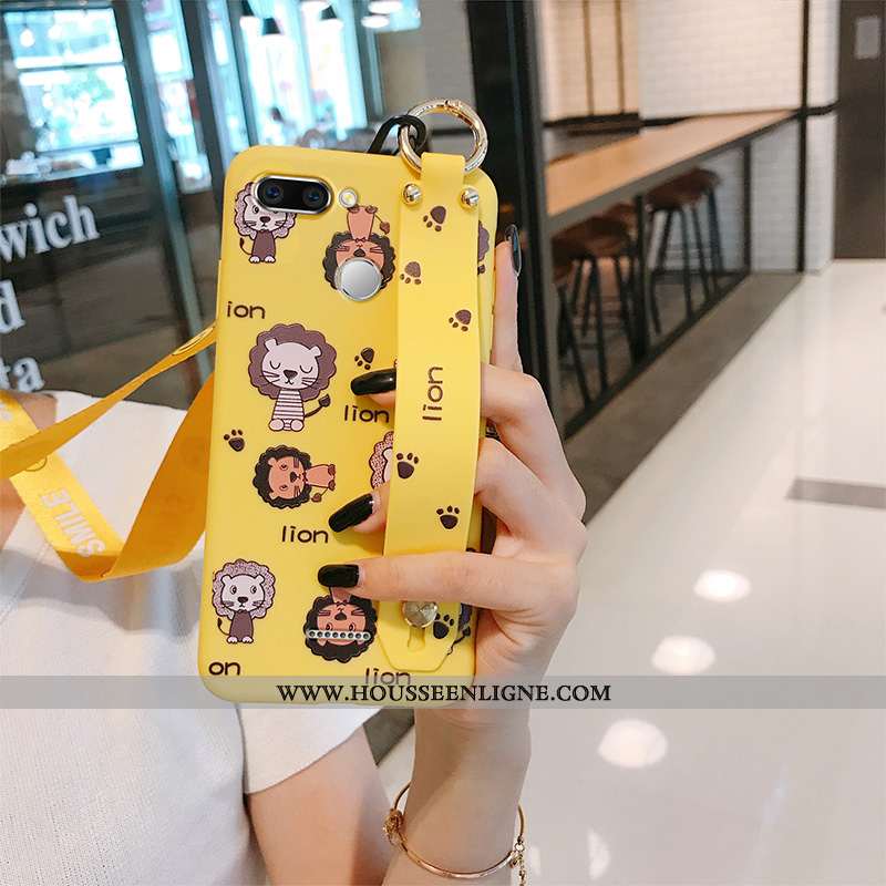 Housse Xiaomi Redmi 6 Créatif Charmant Lion Tout Compris Jaune Nouveau Tendance