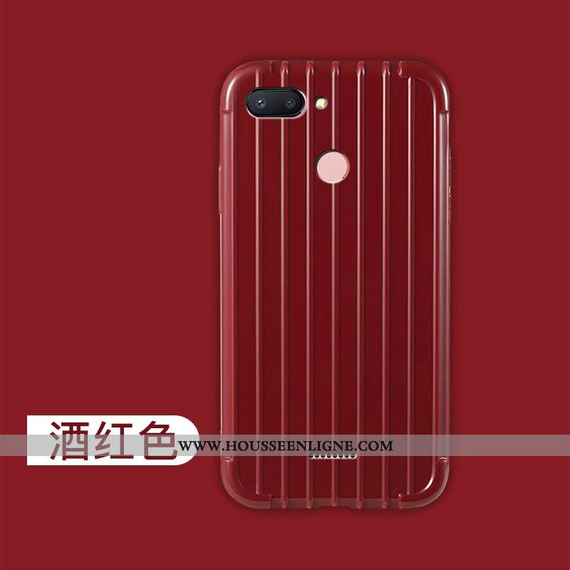 Housse Xiaomi Redmi 6 Créatif Tendance Rouge Mode Silicone Fluide Doux Petit