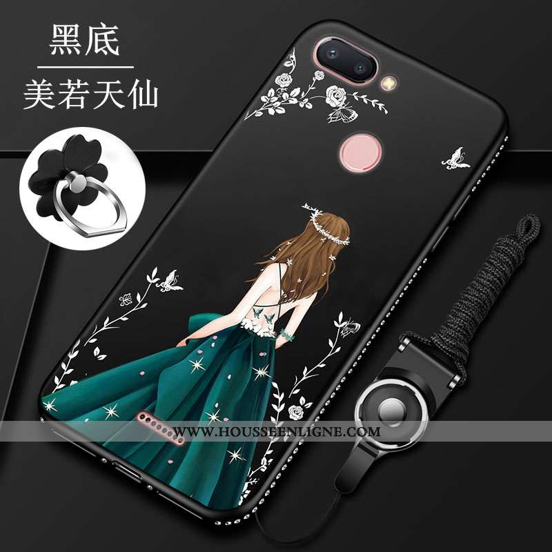 Housse Xiaomi Redmi 6 Créatif Ultra Protection Délavé En Daim Silicone Téléphone Portable Rouge