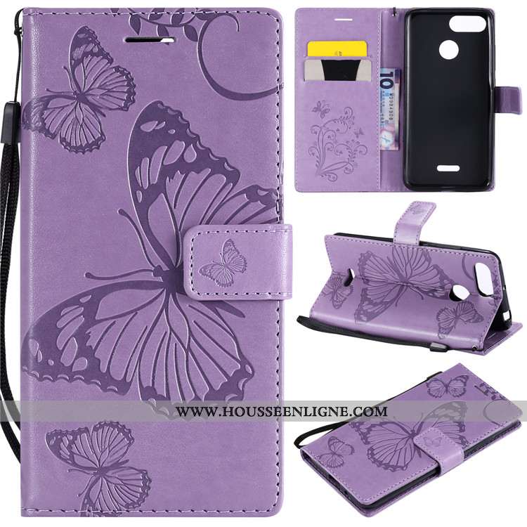 Housse Xiaomi Redmi 6 Cuir Fluide Doux Vert Tout Compris Coque Incassable Étui Verte