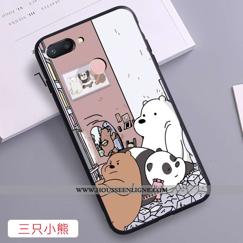Housse Xiaomi Redmi 6 Fluide Doux Silicone Légère Rouge Nouveau Coque Délavé En Daim Bleu