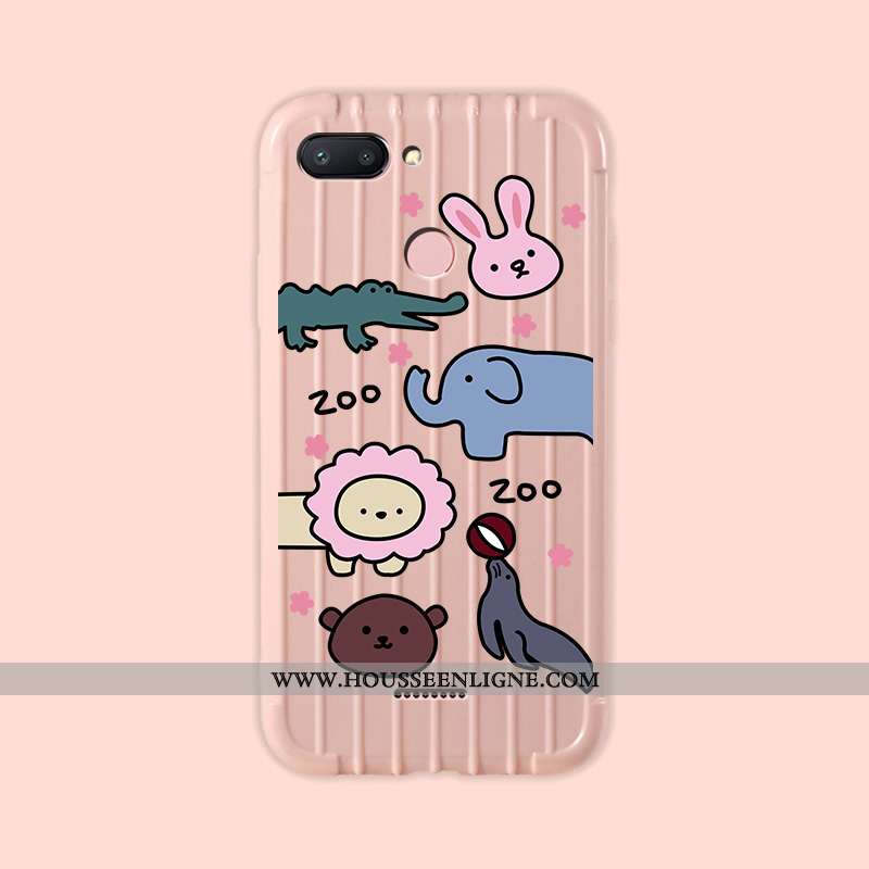 Housse Xiaomi Redmi 6 Fluide Doux Silicone Net Rouge Voyage Amoureux Personnalité Téléphone Portable