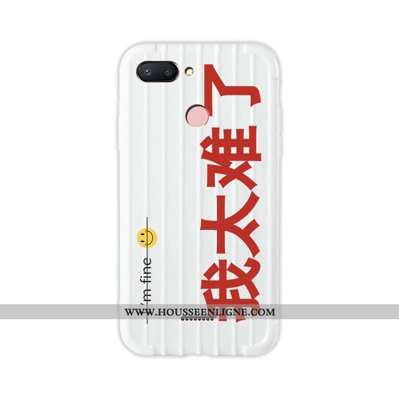 Housse Xiaomi Redmi 6 Fluide Doux Silicone Net Rouge Voyage Amoureux Personnalité Téléphone Portable