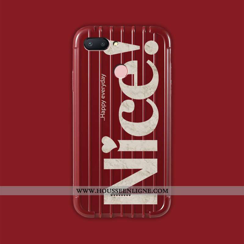 Housse Xiaomi Redmi 6 Fluide Doux Silicone Net Rouge Voyage Amoureux Personnalité Téléphone Portable