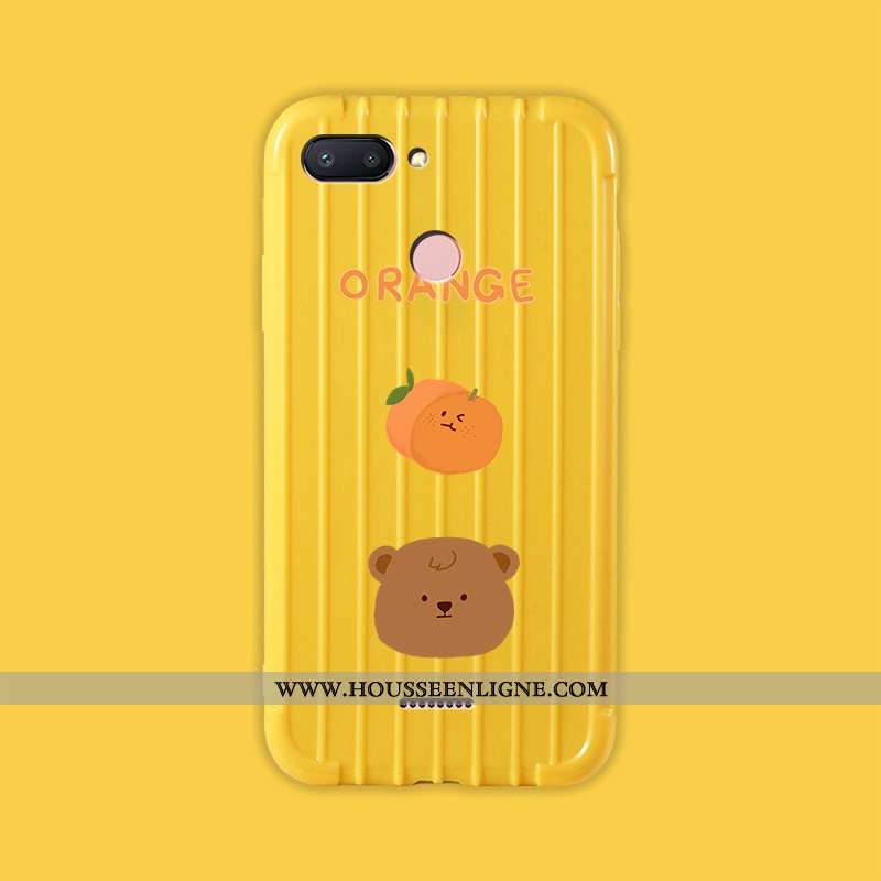 Housse Xiaomi Redmi 6 Fluide Doux Silicone Net Rouge Voyage Amoureux Personnalité Téléphone Portable