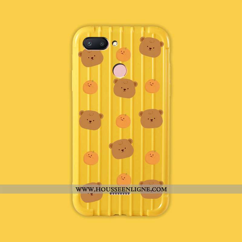 Housse Xiaomi Redmi 6 Fluide Doux Silicone Net Rouge Voyage Amoureux Personnalité Téléphone Portable