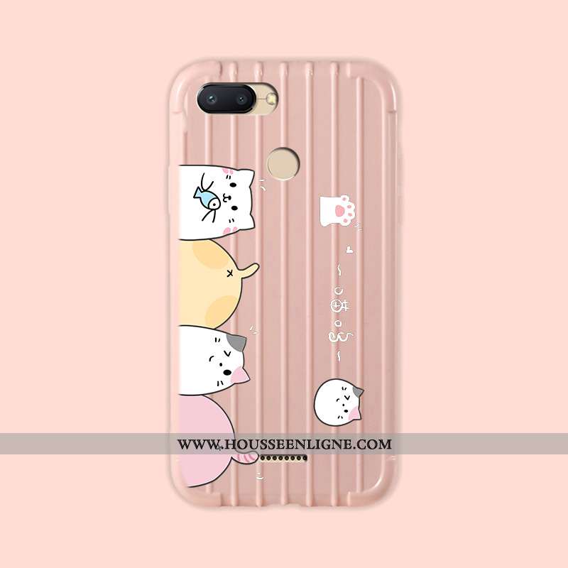 Housse Xiaomi Redmi 6 Légère Fluide Doux Simple Vent Blanc Incassable Rouge Blanche