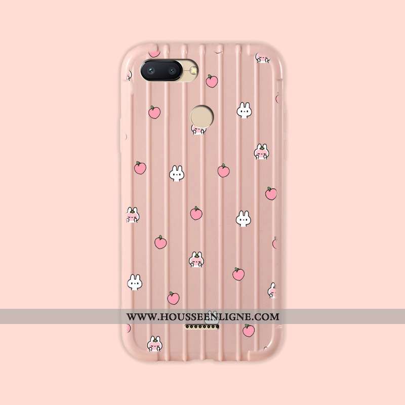Housse Xiaomi Redmi 6 Légère Fluide Doux Simple Vent Blanc Incassable Rouge Blanche