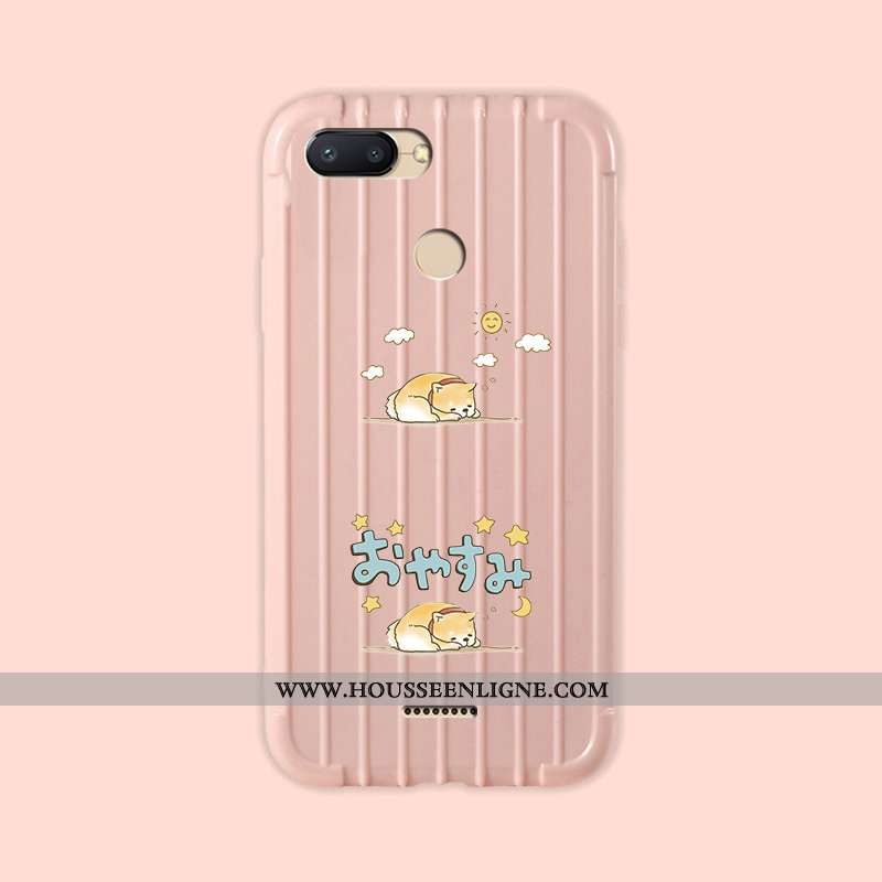 Housse Xiaomi Redmi 6 Légère Fluide Doux Simple Vent Blanc Incassable Rouge Blanche