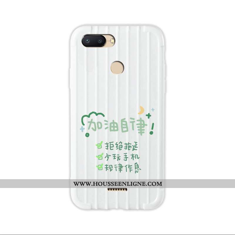 Housse Xiaomi Redmi 6 Légère Fluide Doux Simple Vent Blanc Incassable Rouge Blanche