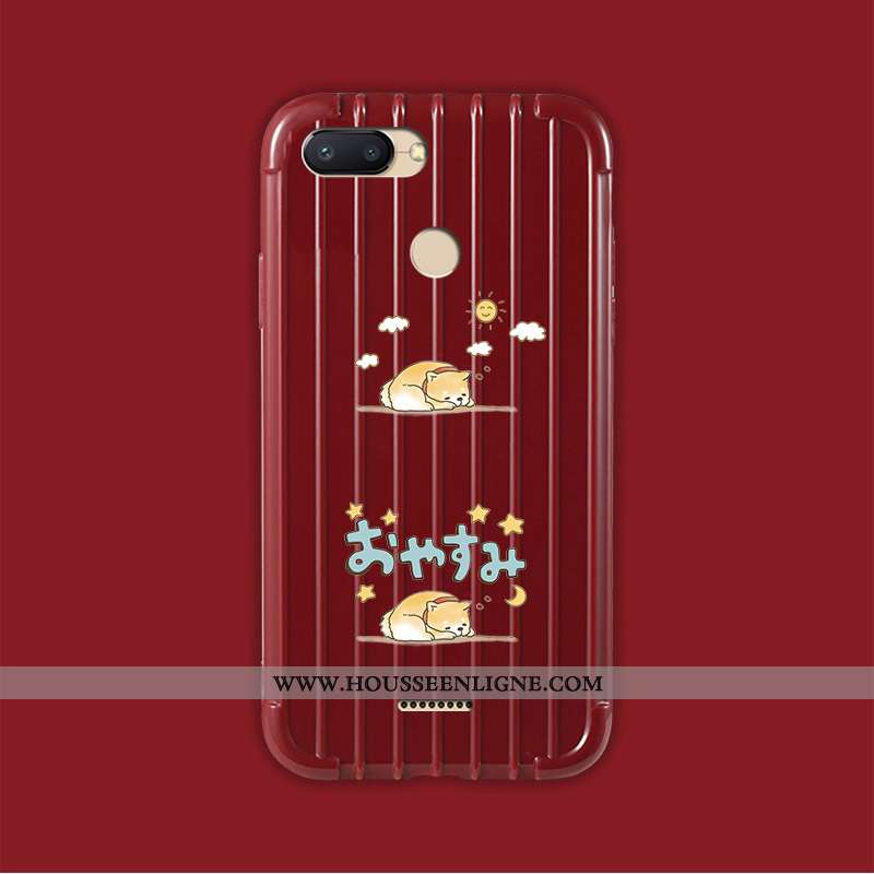 Housse Xiaomi Redmi 6 Légère Fluide Doux Simple Vent Blanc Incassable Rouge Blanche