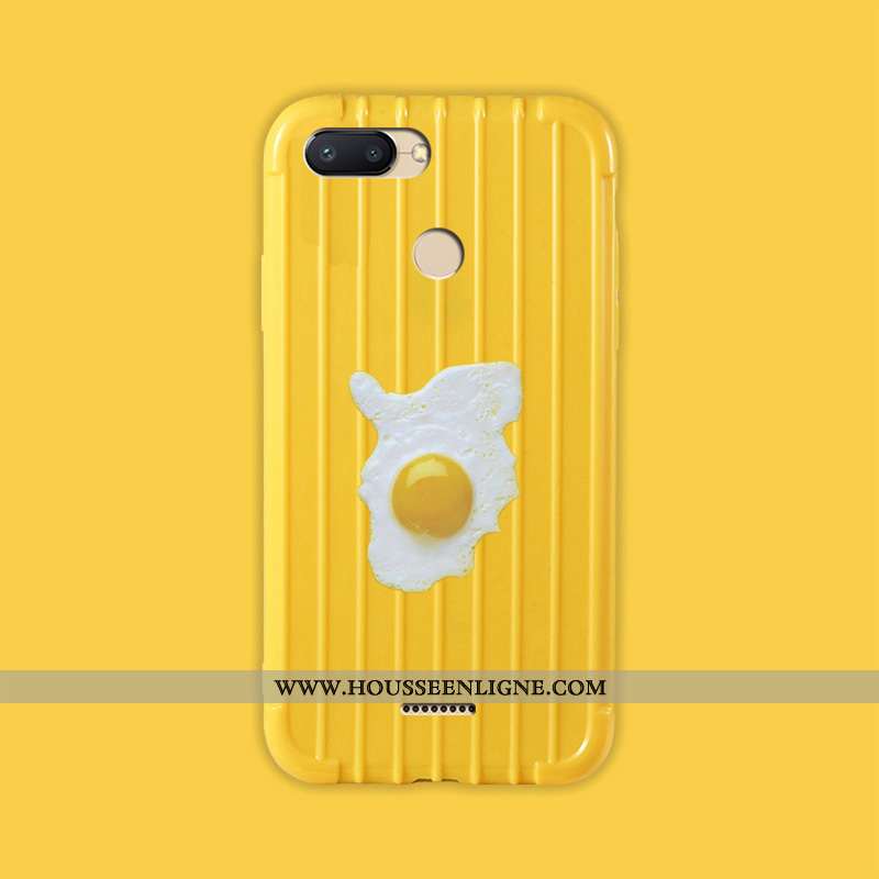 Housse Xiaomi Redmi 6 Légère Fluide Doux Simple Vent Blanc Incassable Rouge Blanche