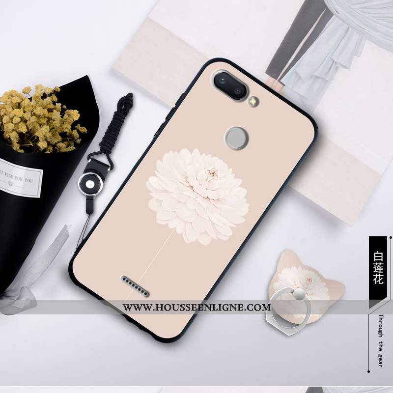 Housse Xiaomi Redmi 6 Personnalité Créatif Rouge Fluide Doux Bleu Étui Silicone