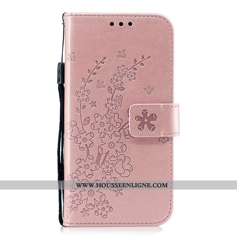 Housse Xiaomi Redmi 6 Protection Cuir Coque Rouge Fluide Doux Tout Compris Étui Rose